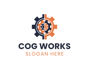 Multilayer Gear Cog  logo design