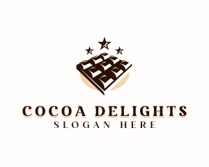 Cocoa Chocolate Confectionery logo design