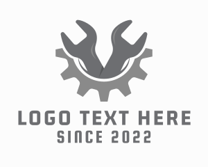 Hardware Store - Automotive Wrench Gear logo design