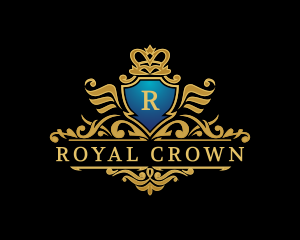 Royal Crown Shield logo design