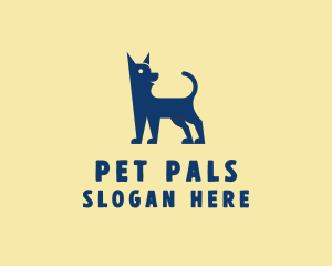 Happy Dog Pet logo design