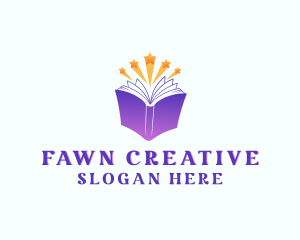 Creative Star Book logo design