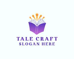 Story - Creative Star Book logo design