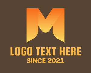 Construction - Letter M Construction logo design