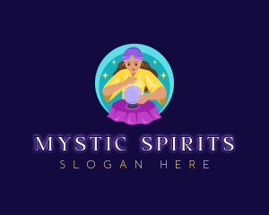 Woman Fortune Teller logo design