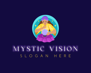 Fortune Teller - Woman Fortune Teller logo design