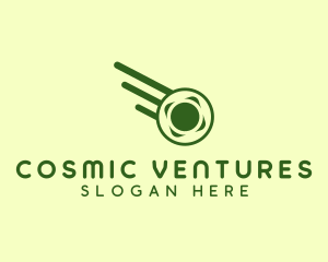 Space - Space Science Comet logo design