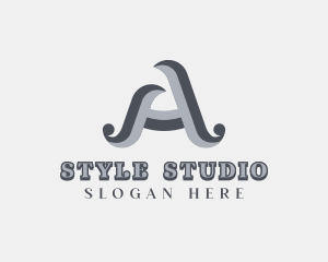 Boutique Studio Letter A logo design