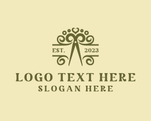 Boutique - Elegant Scissors Boutique logo design