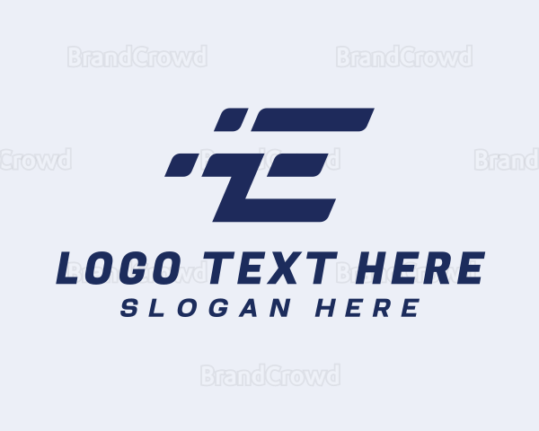Fast Transport Letter E Logo