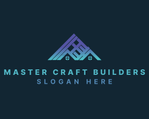 Builder - House Builder Roofing logo design