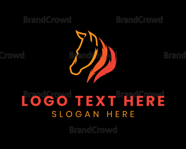 Equine Horse Animal Logo