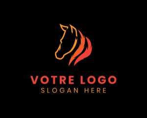Equine Horse Animal Logo