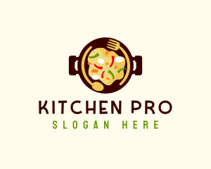 Kitchen Cooking Restaurant logo design