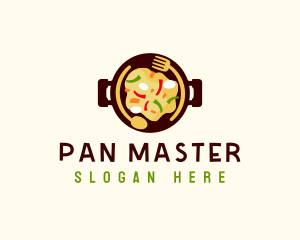 Pan - Kitchen Cooking Restaurant logo design