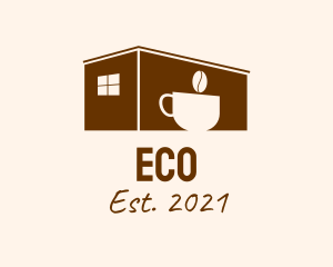 Diner - Brown Coffee Warehouse logo design