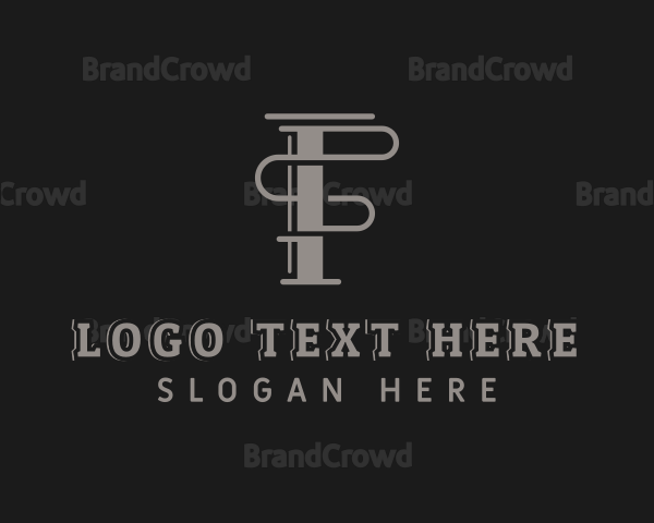 Stylish Company Studio Letter F Logo