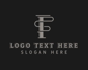 Letter F - Stylish Company Studio Letter F logo design