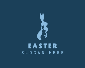 Blue Rabbit Veterinary logo design