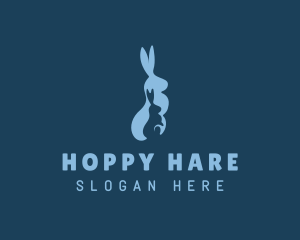 Blue Rabbit Veterinary logo design