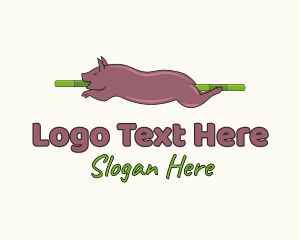 Meat Shop - Pig Roast Feast logo design