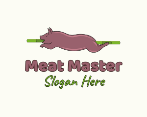 Pig Roast Feast logo design