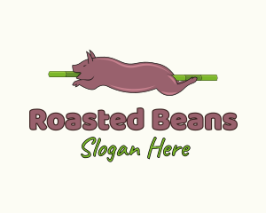 Roasted - Pig Roast Feast logo design