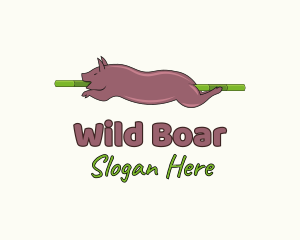 Boar - Pig Roast Feast logo design