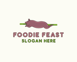 Pig Roast Feast logo design