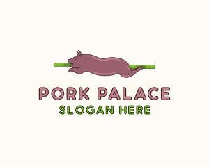 Pig Roast Feast logo design