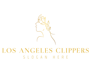 Elegant Gold Woman Logo