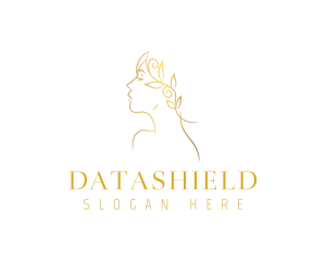 Elegant Gold Woman Logo