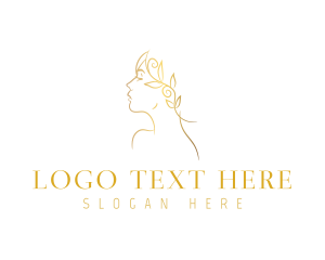 Elegant - Elegant Gold Woman logo design