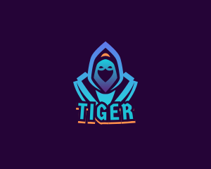 Media Player - Digital Ninja Video Game logo design