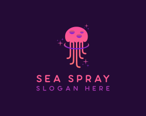 Mystical Jellyfish Tentacles logo design