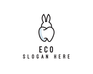 Molar - Bunny Ears Tooth logo design