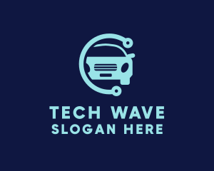 Electronics - Electronic Blue Car logo design