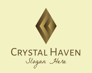 Elegant Brown Gem logo design