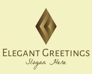 Elegant Brown Gem logo design