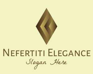 Elegant Brown Gem logo design