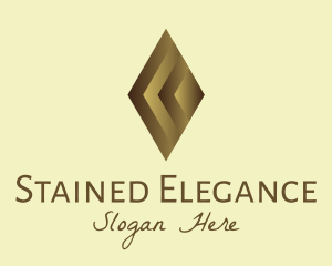 Elegant Brown Gem logo design