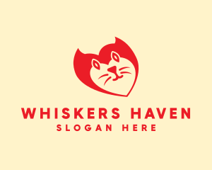 Whiskers - Pet Cat Veterinarian logo design