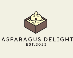 Cute Asian Dumpling logo design