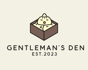 Cute Asian Dumpling logo design