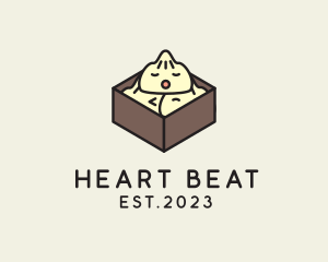 Cute Asian Dumpling logo design