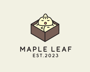 Cute Asian Dumpling logo design