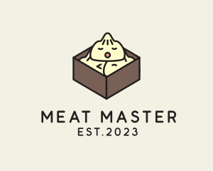 Cute Asian Dumpling logo design