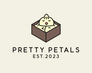 Cute Asian Dumpling logo design