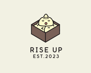 Cute Asian Dumpling logo design