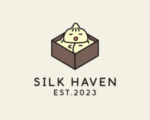 Cute Asian Dumpling logo design